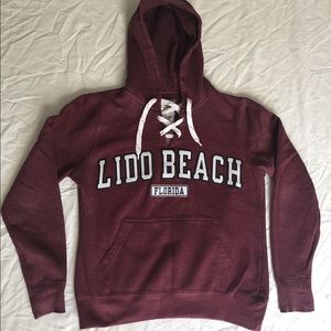 Lido Beach heavy hoodie by Pacific & Co.